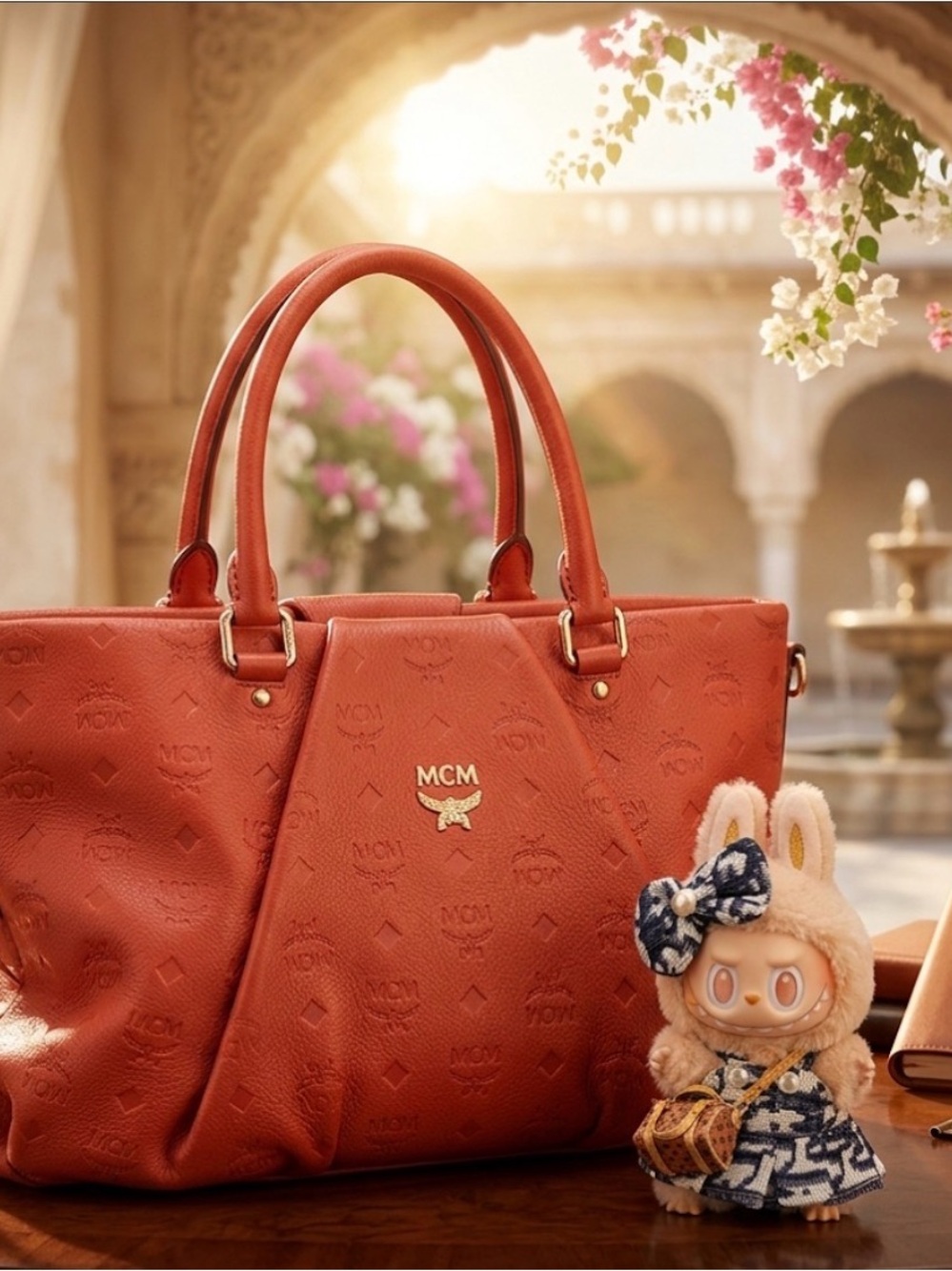 MCM
Calfskin Ottomar Monogram Tote